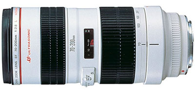 1. The Canon EF 70-200mm f/2.8L USM Telephoto Zoom Lens