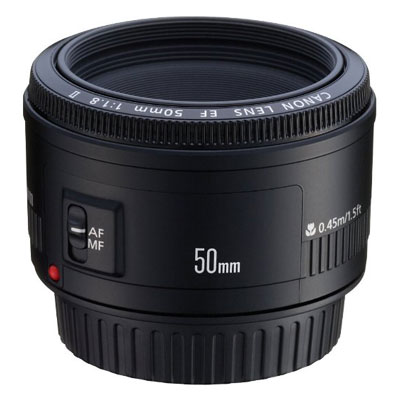6. The Canon EF 50mm f/1.8 II Camera Lens