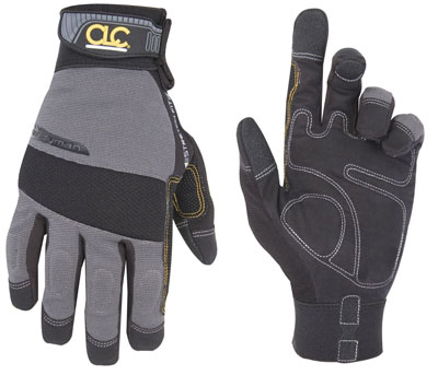 1. Custom Leathercraft 125M Handyman Flex Grip Work Gloves In Size Medium