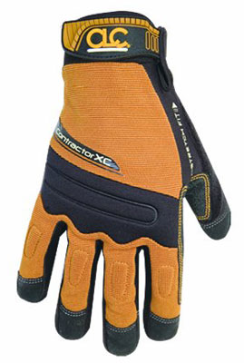 5. Custom Leathercraft 160L Contractor Xtracovera Flex Grip Work Gloves, Large