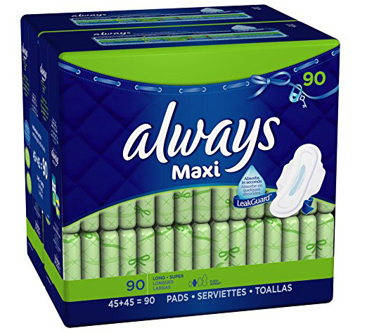 7. Always Maxi Long/Super With Wings