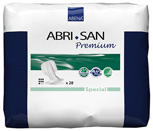 10. Abena Abri-San Special Pad for Fecal and Urinary Incontinence
