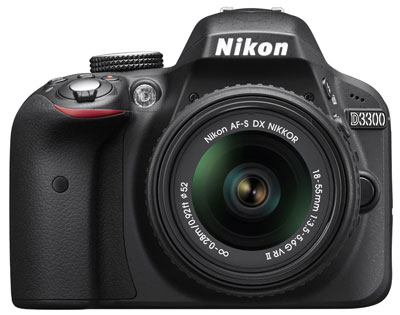 5. Nikon D3300 24.2 MP CMOS Digital SLR with Auto Focus-S DX NIKKOR