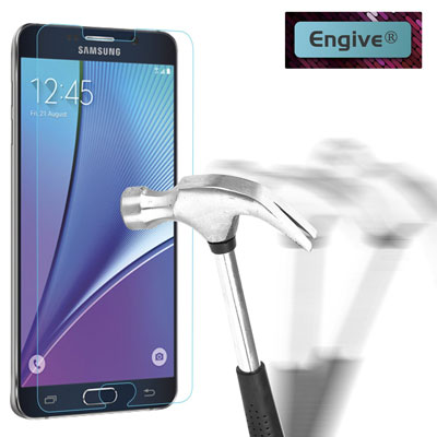 8 Galaxy Note 5 Screen Protector, EnGive 0.2MM 9H Hardness Tempered Glass Screen Protector for Samsung Galaxy Note 5