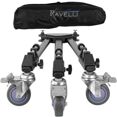 6. Ravelli ATD Professional Tripod Dolly for Camera Photo Video