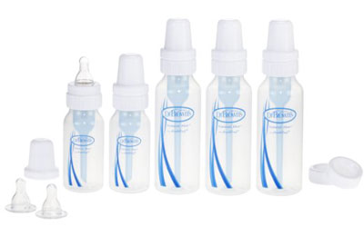 7. Dr. Brown's BPA Natural Flow Bottle Newborn Feeding Set