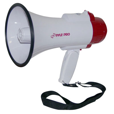 1. Pyle-Pro PMP30 Professional Megaphone/Bullhorn with Siren