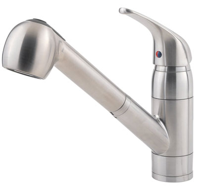 10. Pfister Pfirst Series 1-Handle Pull-Out Kitchen Faucet
