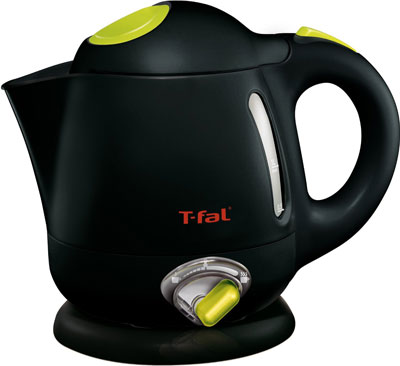 8. T-fal BF6138 Balance Living-4 Cup 1750 Watt Electric Travel Cordless Kettle With Variable Temperature and Auto Shut Off, 1 Liter, Black
