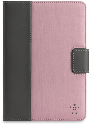5. Belkin Chambray Tab Cover / Case with Stand for iPad mini 4, mini 3, iPad mini 2 with Retina Display and iPad mini (Pink)