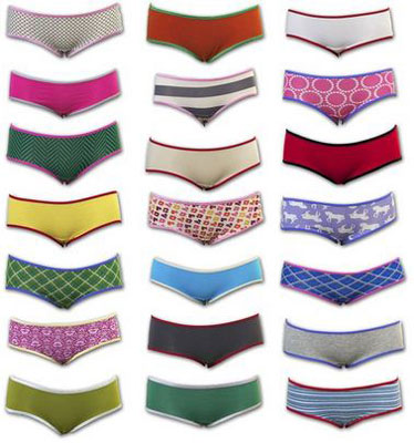2. Xixi Sexy Womens 12 Pack Grab Bag Spandex Hipster Panty