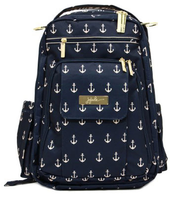 2. Ju-Ju Nautical Legacy Collection Backpack Diaper Bag