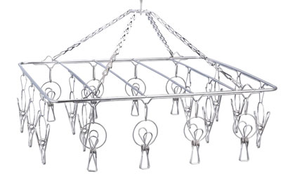 6. Pro Chef Kitchen Tools Laundry Clothesline Hanging Rack for Drying Clothing