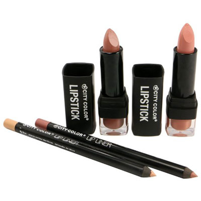 5. 1pc City Color Flawless Creamy Lipstick & Lip Liner Pencil Kit #G0058