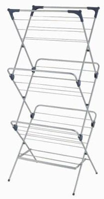 10. YBM Home 3 Tier Foldable Clothes Steel Drying Rack