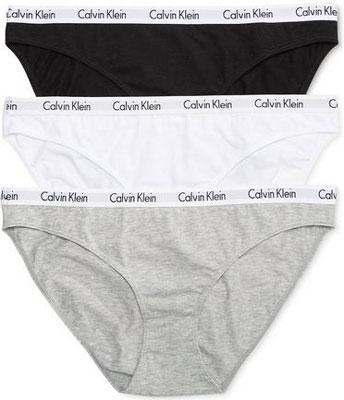 8. Calvin Klein Women's 3 Pack Carousel Bikini Panty
