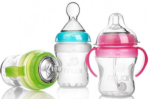 13. Set of 3anti-colic baby bottles