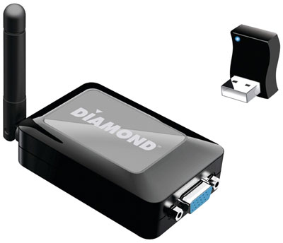 8. The Diamond Multimedia WPC TV Pro1080p V Stream Wireless USB PC To TV Adapter