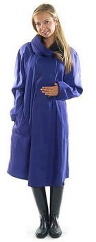 1. Mycra tea length Donatella fashion travel raincoat