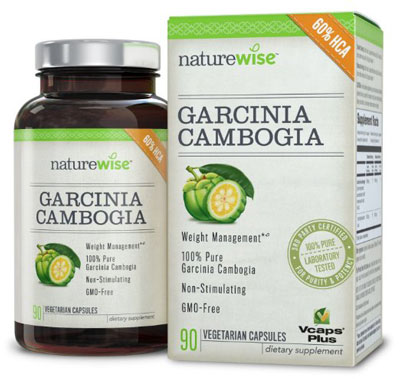 6. NaturalWise Garcinia Cambogia Extract with Vcaps Plus for Immediate Release