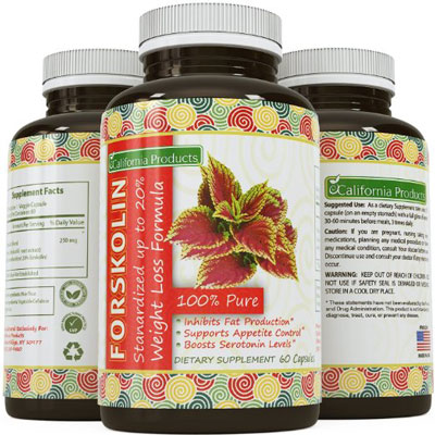 10. 100% Pure Forskolin Extract High Quality Weight Loss Supplement