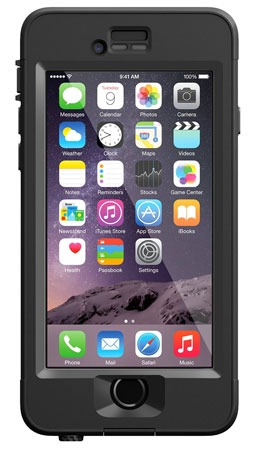 9. LifeProof NUUD iPhone 6 ONLY Waterproof Case(4.7’’ Version) –Retail Packaging –BLACK