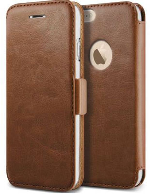14. The iPhone 6S Case Wallet Verus Dandy Klop Brown With Card Slot