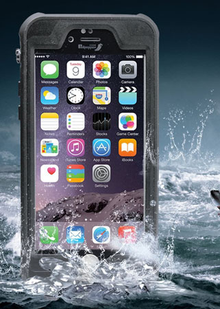 12. iPhone 6 Plus Waterproof Case,iPhone 6 Plus Waterproof Case Comsoon Slim Full Sealed Dirtproof Snowproof Shock-Dispersion Bumper Underwater Cases Cover for Apple iPhone 6 Plus/ iPhone 6s Plus