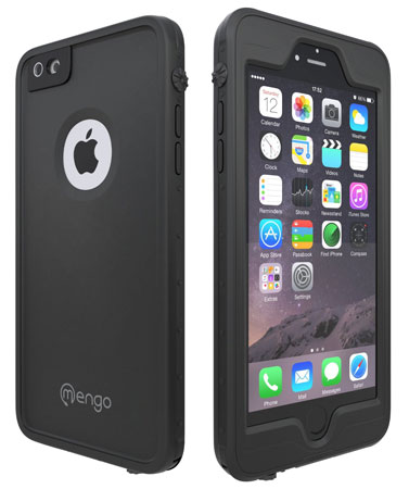 14. iPhone 6/6S Waterproof Case, Mengo Aquar Armor[Ultra Thin & Lightweight] Shockproof, Dustproof , Waterproof Case for iPhone 6- Black