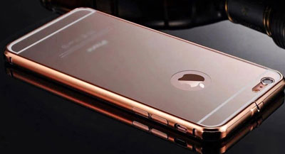 9. The iPhone 6S Plus Case iPhone 6S Plus Slim Case Tab Pow Electroplating Series Luxury Hard Back Case Cover Bumper Mirror Finish For Apple iPhone 6S Plus 5.5 Inch Rose Gold