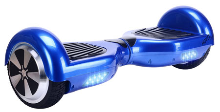 8. Hover X Balance Scooter with LED Lights- Blue