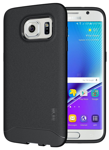 #6. Galaxy S7 Edge Case-TUDIA Ultra Slim Full-Full Matte ARCH TPU Bumper Protective Case For Samsung Galaxy S7 Edge(Black)