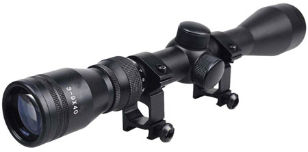 7. CVLIFE Tactical 3-9x40 Optics R4 Reticle Crosshair Air Sniper Hunting Rifle Scope with Free Mounts 