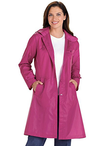 18. AmeriMark Women's Packable Raincoat 