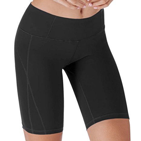 6. Yoga reflex- women's yoga shorts- workout yoga short- hidden pocket