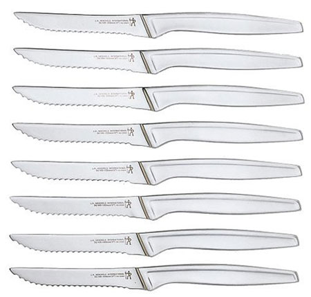 5. J.A Henkels International Stainless Steel 8-Piece Steak Knife Set 