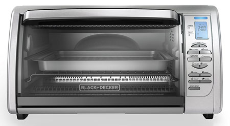 1. BLACK+DECKER CTO6335S 6-Slice Digital Convection Countertop Toaster Oven 