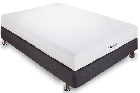 8. Classic brands 6-inch cool gel memory foam mattress.