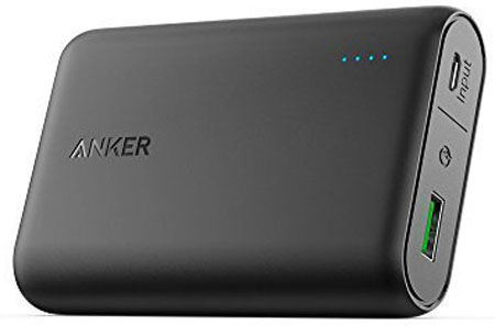 5. Anker PowerCore with Quick Charge 