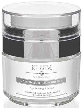 10. Kleem Organics retinol moisturizer 