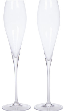 2. Beautiful Premium Champagne Flutes 