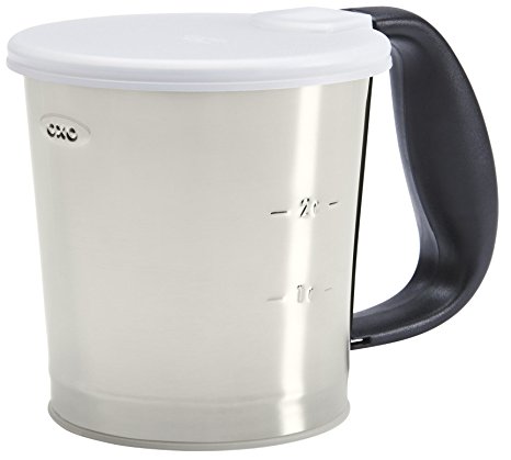 8. OXO Good Grips 3 Cup Stainless Steel Flour Sifter