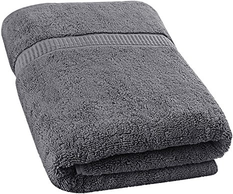 3. Utopia Towels Soft Cotton Bath Towel, Gray