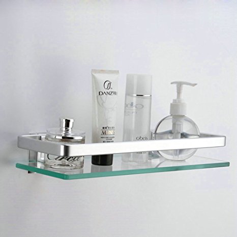 4. Aluminum Bathroom Glass Shelf 