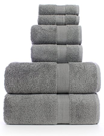 6. Indulge Towels 6-pieces Value Pack-Natural Turkish Cotton Towel Set